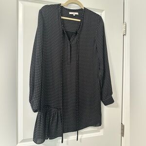 Tibi star printed silk dress